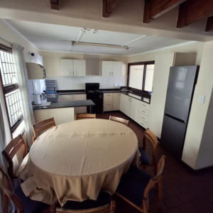 Kitchen and dining area